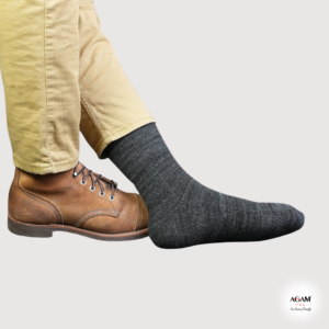 AGAM® socks EXPLORER Crew Grey
