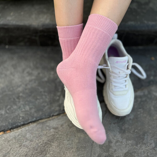 AGAM® socks PERFORMANCE Solid Mid Quarter : Pastel collection - Image 2